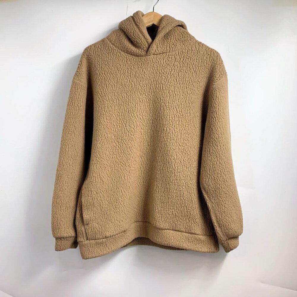 The Group Babaton Women's Aritzia Sherpa Pullover Hoodie Sweater Size S